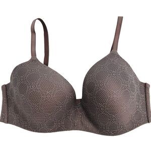 Victoria’s Secret ipex bra mocha taupe lace overlay size 36D